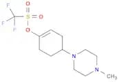 4-(4-Methylpiperazin-1-yl)cyclohex-1-en-1-yl trifluoromethanesulfonate