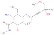2-Amino-1-ethyl-7-(3-hydroxy-4-methoxy-3-methyl-1-butyn-1-yl)-n-methyl-4-oxo-1,4-dihydro-1,8-napht…
