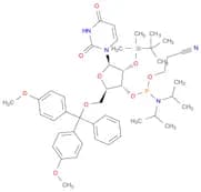 5'-O-(4,4-Dimethoxytrityl)-2'-O-[(tert-butyl)dimethylsilyl]uridine-3'-(2-cyanoethyl-N,N-diisopropy…