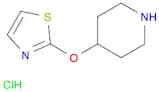2-(Piperidin-4-yloxy)thiazole hydrochloride