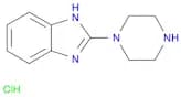 2-Piperazin-1-yl-1H-benzoiMidazole hydrochloride, 98+% C11H15ClN4, MW