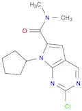 7H-Pyrrolo[2,3-d]pyrimidine-6-carboxamide, 2-chloro-7-cyclopentyl-N,N-dimethyl-