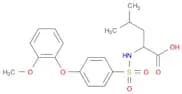 N-([4-(2-Methoxyphenoxy)phenyl]sulfonyl)leucine