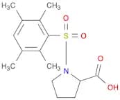 1-(2,3,5,6-Tetramethylphenyl)sulfonylpyrrolidine-2-carboxylic acid