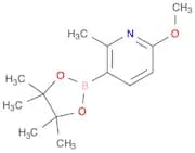 6-Methoxy-2-methyl-3-(4,4,5,5-tetramethyl-[1,3,2]
dioxaborolan-2-yl)-pyridine