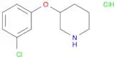 3-(3-Chlorophenoxy)piperidine hydrochloride