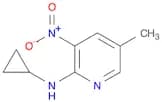 2-Cyclopropylamino-5-methyl-3-nitropyridine