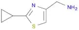(2-Cyclopropylthiazol-4-yl)methanamine