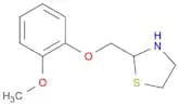 2-((2-Methoxyphenoxy)methyl)thiazolidine