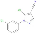 5-Chloro-1-(3-chlorophenyl)-1H-pyrazole-4-carbonitrile