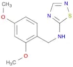 N-[(2,4-dimethoxyphenyl)methyl]-1,2,4-thiadiazol-5-amine