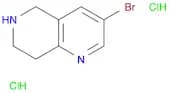 3-bromo-5,6,7,8-tetrahydro-1,6-naphthyridine dihydrochloride