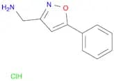 C-(5-Phenyl-isoxazol-3-yl)-methylamine HCl