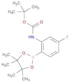 tert-butyl5-fluoro-2-(4,4,5,5-tetramethyl-1,3,2-dioxaborolan-2-yl)phenylcarbamate