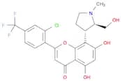 2-[2-Chloro-4-(trifluoromethyl)phenyl]-5,7-dihydroxy-8-[(2R,3S)-2-(hydroxymethyl)-1-methyl-3-pyrro…