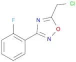 5-(Chloromethyl)-3-(2-fluorophenyl)-1,2,4-oxadiazole