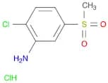 2-Chloro-5-(methylsulfonyl)aniline, HCl