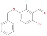 3-Benzyloxy-6-bromo-2-fluorobenzaldehyde