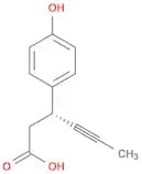 (R)-3-(4-hydroxyphenyl)-hex-4-ynoic acid