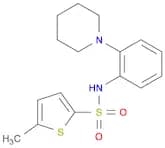 5-​Methyl-​N-​[2-​(1-​piperidinyl)​phenyl]​-​2-​thiophenesulfonamide