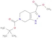 6-tert-butyl 3-methyl 1H,4H,5H,6H,7H-pyrazolo[3,4-c]pyridine-3,6-dicarboxylate