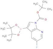 tert-Butyl 5-fluoro-3-(4,4,5,5-tetramethyl-1,3,2-dioxaborolan-2-yl)-1H-pyrrolo[2,3-b]pyridine-1-ca…
