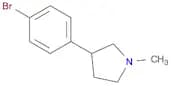 3-(4-Bromophenyl)-1-methylpyrrolidine