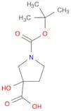 1-(tert-Butoxycarbonyl)-3-hydroxypyrrolidine-3-carboxylic acid