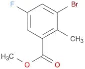 Methyl 3-bromo-5-fluoro-2-methylbenzoate