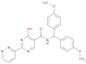 N-​[Bis(4-​methoxyphenyl)​methyl]​-​1,​6-​dihydro-​6-​oxo-​2-​(3-​pyridazinyl)​-​5-​pyrimidinecarb…