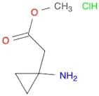 Methyl 2-(1-aminocyclopropyl)acetate hydrochloride