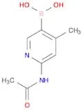 6-acetamido-4-methylpyridine-3-boronic acid