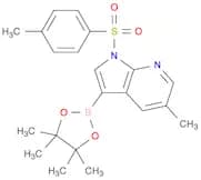 1H-Pyrrolo[2,3-b]pyridine, 5-methyl-1-[(4-methylphenyl)sulfonyl]-3-(4,4,5,5-tetramethyl-1,3,2-diox…
