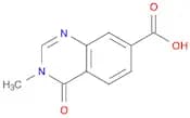 3-Methyl-4-oxo-3,4-dihydro-7-quinazolinecarboxylic acid