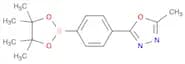 2-Methyl-5-[4-(4,4,5,5-tetramethyl-1,3,2-dioxaborolan-2-yl)phenyl]-1,3,4-oxadiazole
