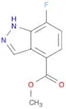 1H-INDAZOLE-4-CARBOXYLIC ACID, 7-FLUORO-, METHYL ESTER