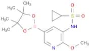 N-(2-Methoxy-5-(4,4,5,5-tetraMethyl-1,3,2-dioxaborolan-2-yl)pyridin-3-yl)cyclopropanesulfonaMide