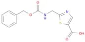 2-[1-(Cbz-amino)methyl]-5-thiazolecarboxylic acid