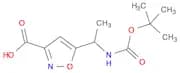 5-(1-((tert-Butoxycarbonyl)amino)ethyl)isoxazole-3-carboxylic acid