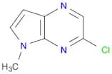 5H-Pyrrolo[2,3-b]pyrazine, 3-chloro-5-Methyl-