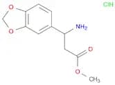 Methyl 3-amino-3-(benzo[d][1,3]dioxol-5-yl)propanoate hydrochloride