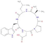 Cyclo(D-α-aspartyl-L-prolyl-D-valyl-L-leucyl-D-tryptophyl)