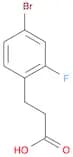 3-(4-BROMO-2-FLUORO-PHENYL)-PROPIONIC ACID
