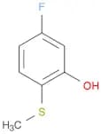 5-Fluoro-2-(methylthio)phenol