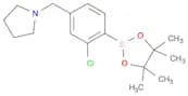 2-Chloro-4-pyrrolidinomethylphenylboronic acid, pinacol ester