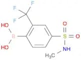 4-(N-Methylsulfamoyl)-2-trifluoromethylphenylboronic acid