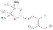 2-(4-(Bromomethyl)-3-chlorophenyl)-4,4,5,5-tetramethyl-1,3,2-dioxaborolane