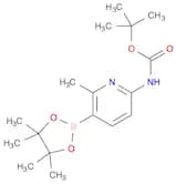 tert-butyl N-[6-methyl-5-(tetramethyl-1,3,2-dioxaborolan-2-yl)pyridin-2-yl]carbamate