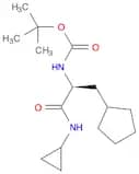 (S)-tert-butyl (3-cyclopentyl-1-(cyclopropylamino)-1-oxopropan-2-yl)carbamate