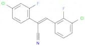(Z)-3-(3-Chloro-2-fluorophenyl)-2-(4-chloro-2-fluorophenyl)-2-propenenitrile